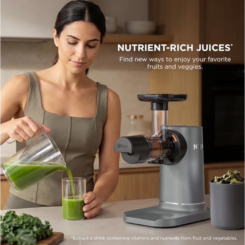 Ninja NeverClog Cold Press Juicer, Slow Masticating, XL 24 oz. Jug, 150W, JC151 - Picture 5 of 8